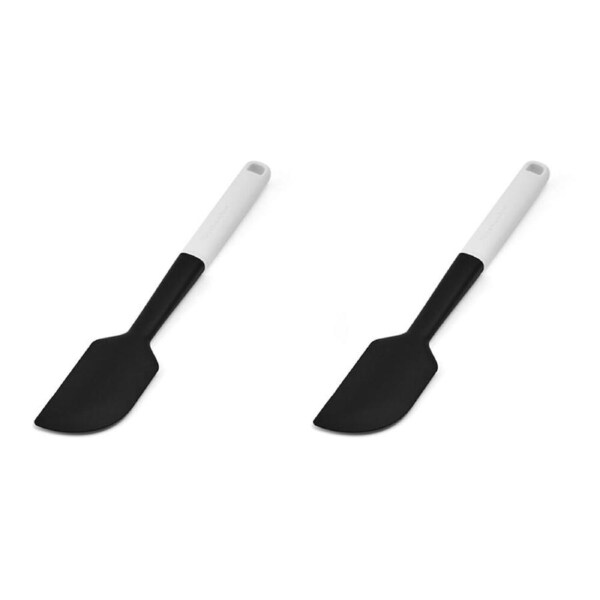 2PK KitchenAid Classic Nylon Scraper Spatula/Turner Utensil Porcelain White