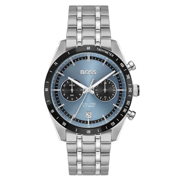 BOSS by Hugo Boss Stainless Steel Blue Dial Multi-function Men's Watch - 1514286