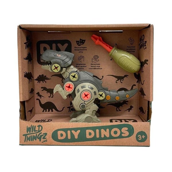 Johnco Wild Thingz DIY Dinosaur T-Rex Children's Playset 3Y+