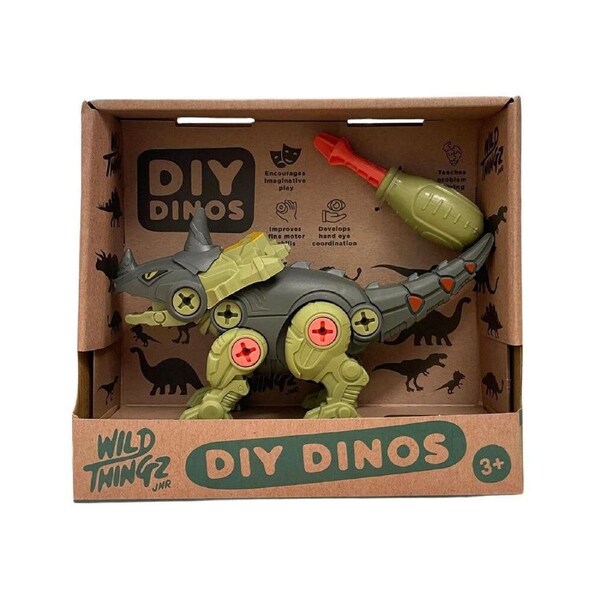 Johnco Wild Thingz DIY Dino Centrosaurus Childrens Playset 3Y+