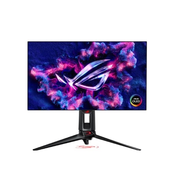 Asus 27" (16:9) WOLED QHD, 0.03MS, 480Hz, DP, Hdmi(2), USB(2), G-SYNC, H/ADJ, TILT, 3YR