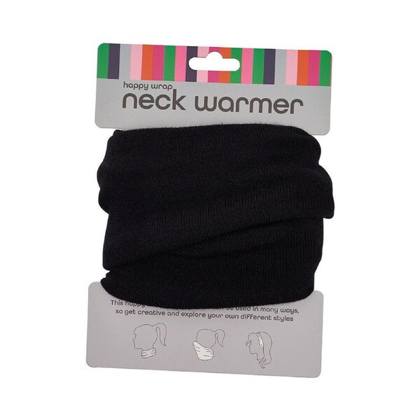 Annabel Trends Happywrap Neck Warmer Travel Accessory One Size Black