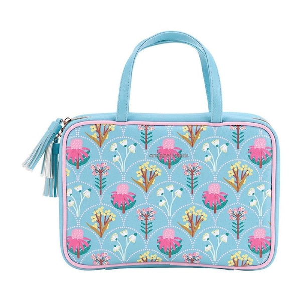 Annabel Trends Vanity Toiletries Bag Storage Organiser 28cm Wildflower