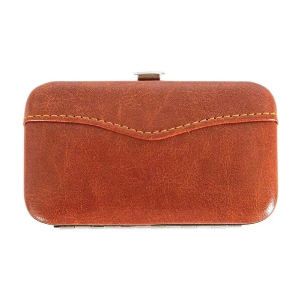 Annabel Trends Gentleman's Travel Manicure Kit Nail Care 11cm Brown