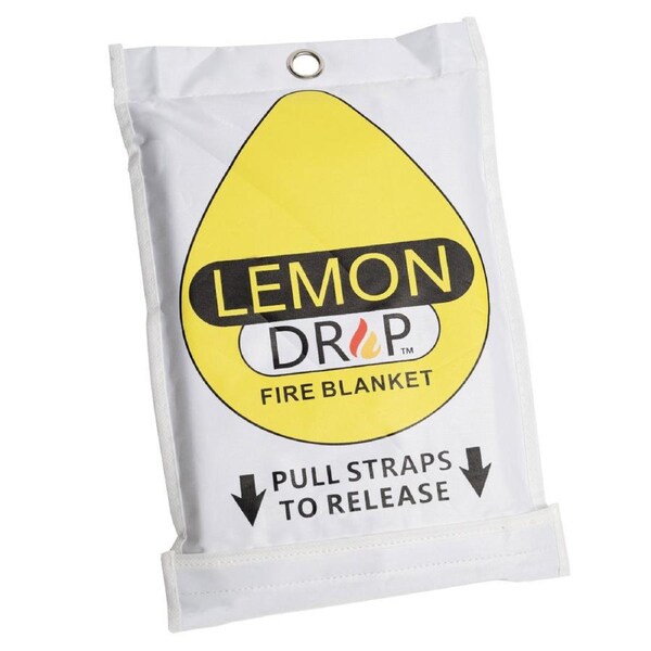 Lemon Drop With Hanging Hook Emergency Fire Blanket For Small Home Fires