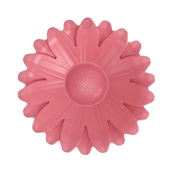 Annabel Trends Bamboo Bird Bath Sunflower w/ Iron Stand 60cm Pink
