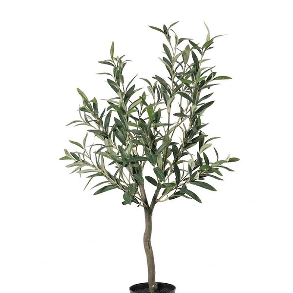 Willow & Silk 120cm Potted Artificial Swan Hill Olive Tree