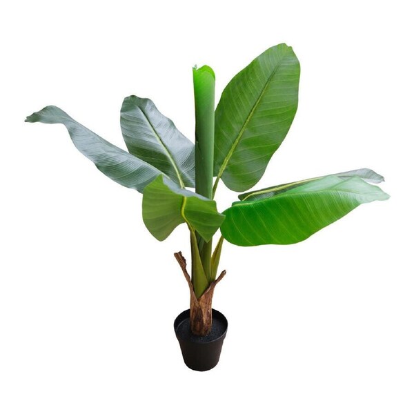Willow & Silk 90cm Potted Artificial Banana Tree