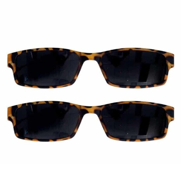 2PK Annabel Trends iSee Sun Readers Eyeglass w/ Clip On Sunshades Tortoiseshell