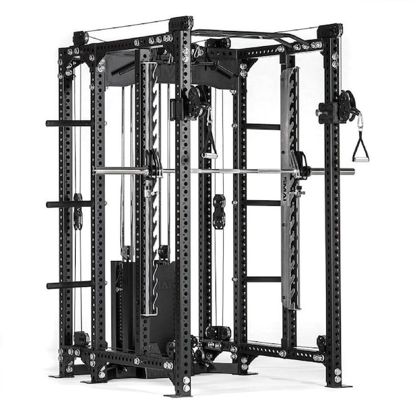 All in 1 Trainer - Power Rack with Dual Cable Stack & Smith Machine - Vanta Series