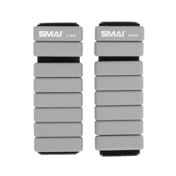 Weighted Ankle / Wrist Bracelets 0.5KG (Pair) - Grey