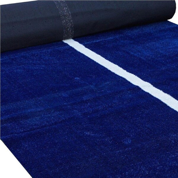Blue Double Sled Turf Track - 4m x 20m