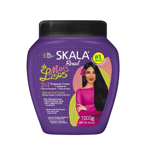 Skala Straightener Mais Lisos 2 in 1 Treatment Cream & Leave-in 1000g (35.2oz)