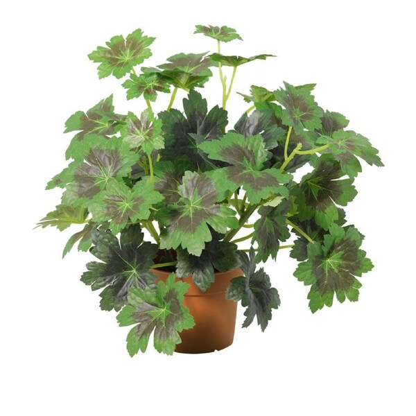 Willow & Silk 28cm Potted Artificial Grape Leaf Plant