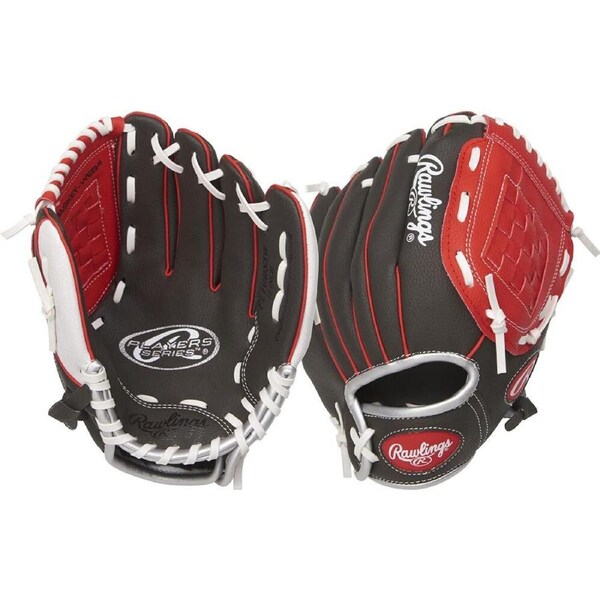 Rawlings Players Series Youth 10-Inch Baseball Glove Red/Black