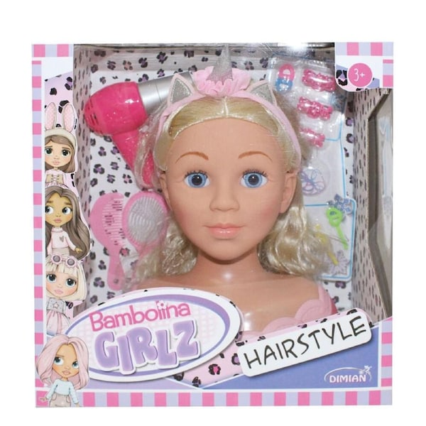Bambolina Girlz Molly Fashion Styling Head with Accessories