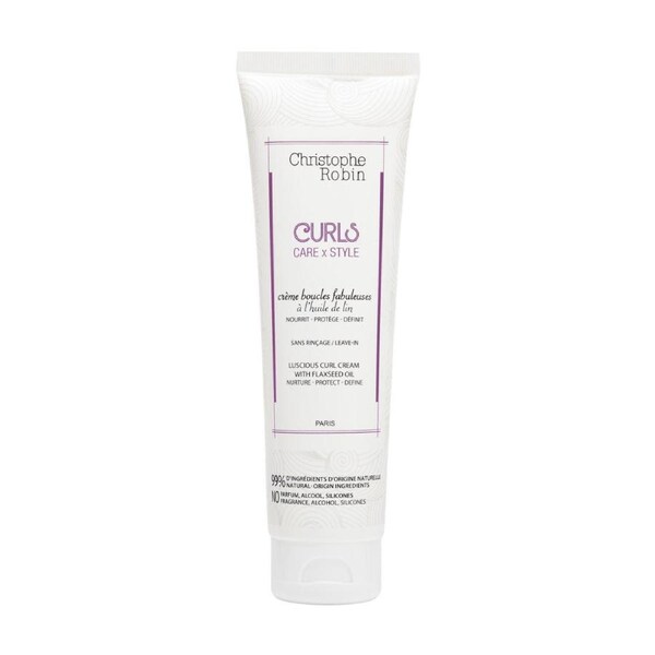 Christophe Robin Curls Care x Style Luscious Curl Cream with Flaxseed Oil 150mL