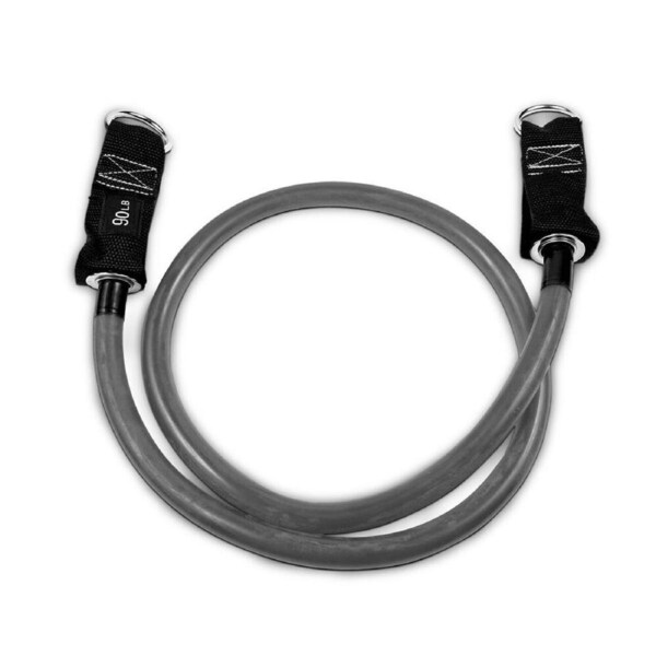 GoFit Extreme Power Tube Home Gym Workout Strength Exercise 90lbs Grey