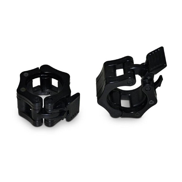 2pc Bodyworx Quick Release Barbell Collar Pair For Olympic Bars Black
