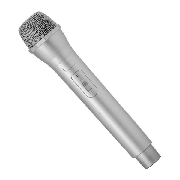 Silver Microphone Prop