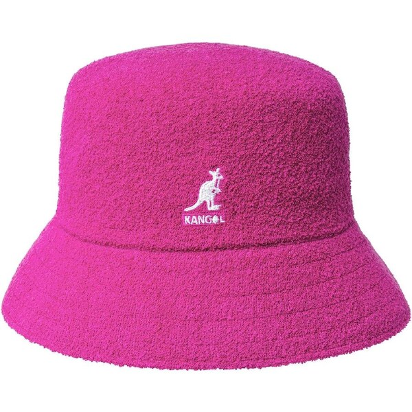 Kangol Bermuda Bucket Hat Fishing Camping Summer Beach Cap - Electric Pink S