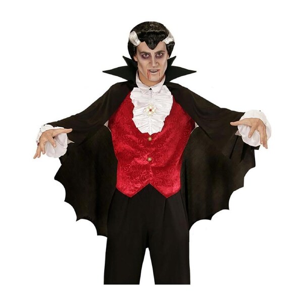 Black Vampire Cape with Collar