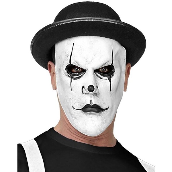 Harlequin Half Mask with Bowler Hat