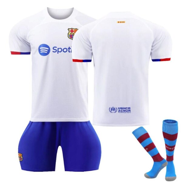 Nevenka Barca Away Training Jersey 2023/2024 Soccer Outfits for Adults Kids XL