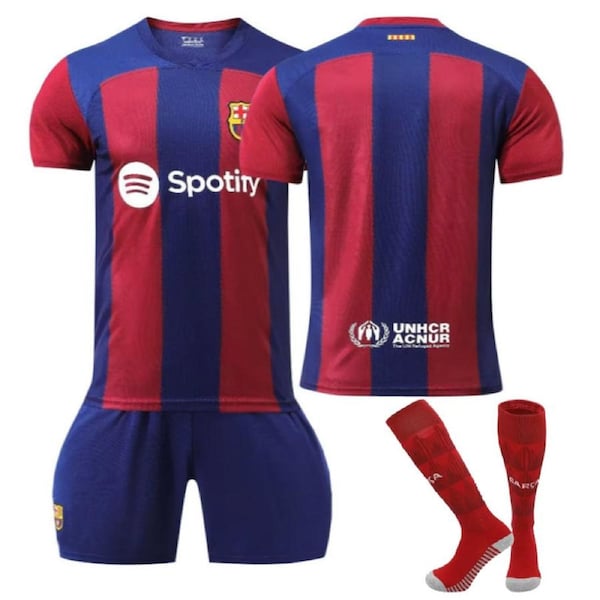 Nevenka Barca Home Training Jersey 2023/2024 Soccer Outfits for Adults Kids 20