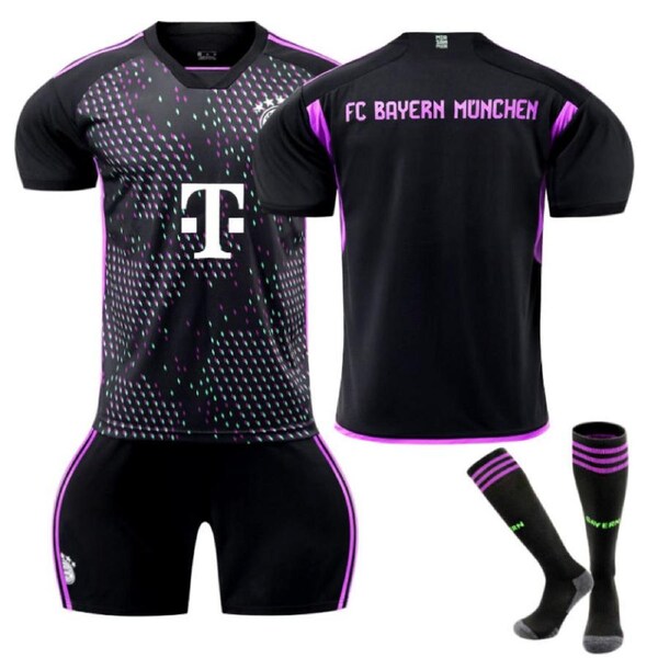 Nevenka Bayern Away Soccer Jersey for Kids Adults 3-Pieces Outfits 23/24 22