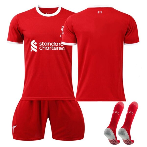 Nevenka Liverpool Home Jersey 2023/2024 Kid Adult Soccer Sportswear Set 26
