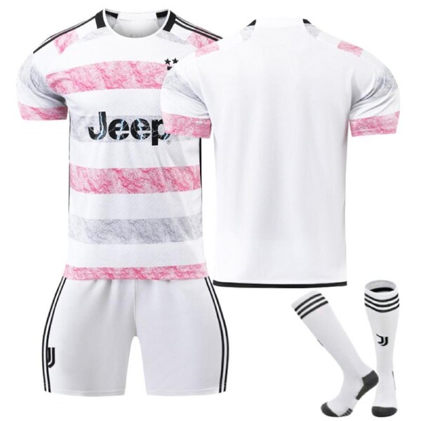 Nevenka Juventus Away Jersey for Kids Adult Soccer Training Uniform Set L