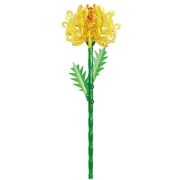 Nevenka Flower Bouquet Toy Building Set DIY Botanicals Toy Building Kit-8735-3