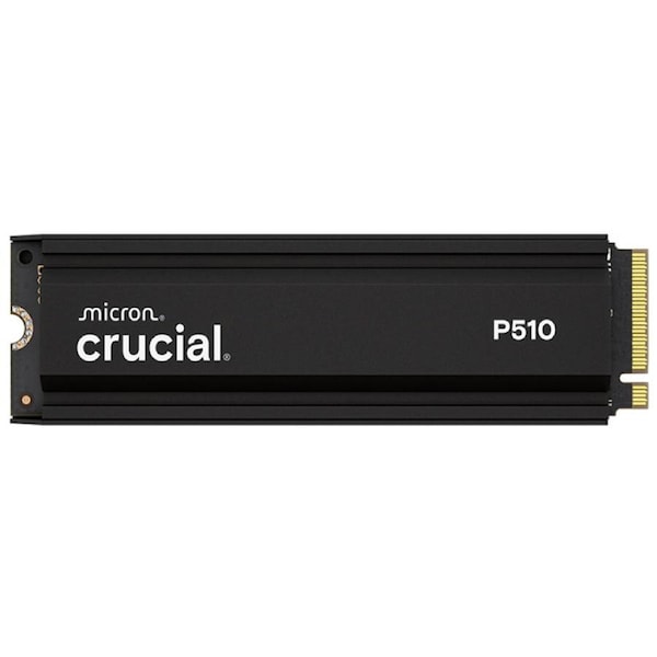Crucial P510 2TB PCIe Gen5 M.2 2280 NVMe SSD with Heatsink (CT2000P510SSD5)