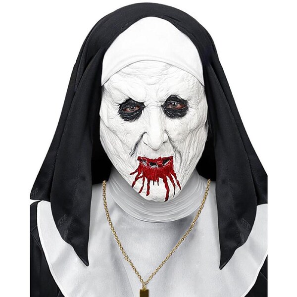 Horror Nun Mask with Headpiece
