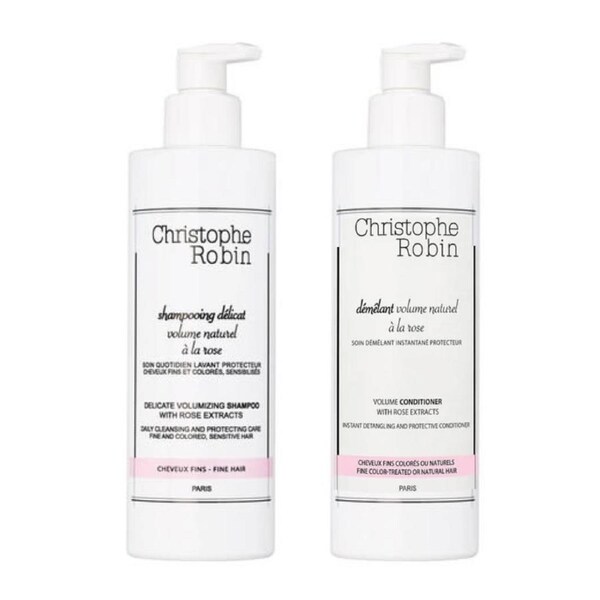 Christophe Robin Cleansing Volumizing Shampoo and Conditioner 1000mL Duo