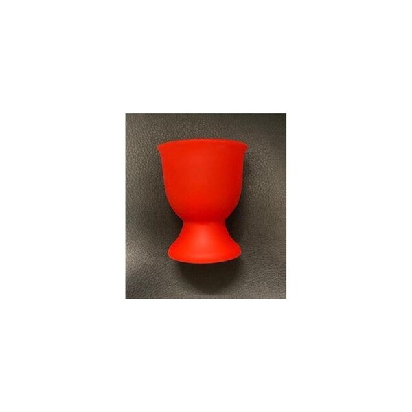 Avanti Hygienic Durable Food-Grade Heat Resistant Silicone Egg Cup - Red