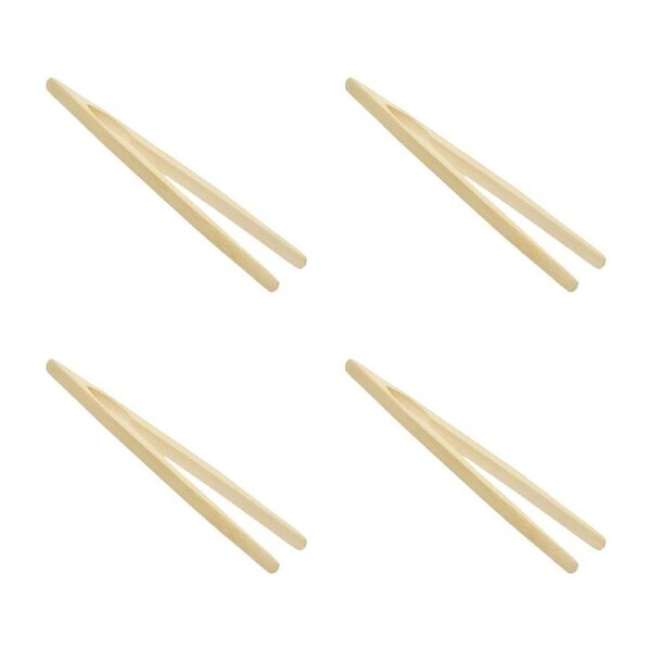 4x Cuisena Toast Tongs With Magnet Kitchen Accesorries Lightweight 20cm