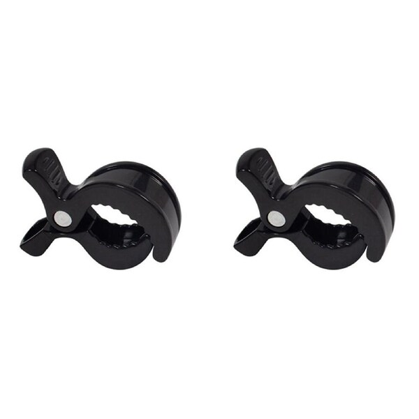 2x 4pc Childcare Lightweight Multi-Sized Stroller/Pram Hooks Black