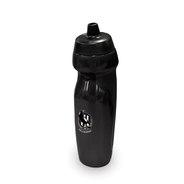 Collingwood Magpies AFL 2025 Sports Drink Water Bottle with Rubber Grip