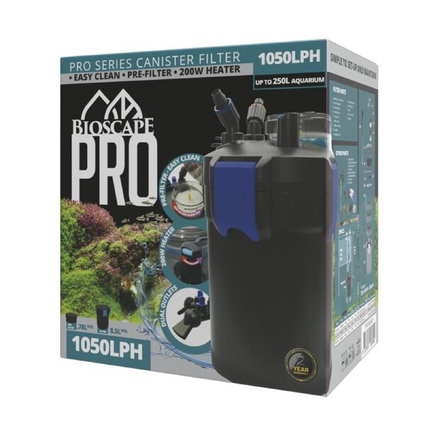 Bioscape PRO Series Canister Filter 1050LPH - Up to 250L (BIS540)