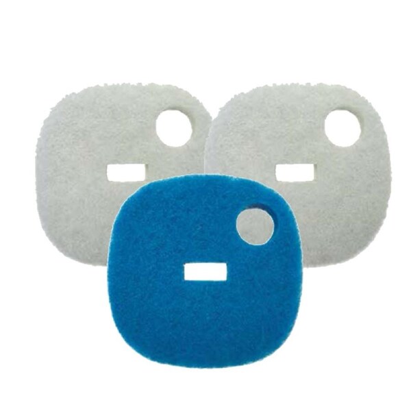 Bioscape PRO 2000LPH Canister Replacement Sponges (2 White/1 Blue) (BIS542a)