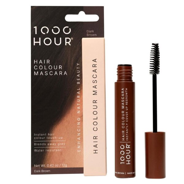 1000 Hour Hair Colour Mascara Dark Brown 12g