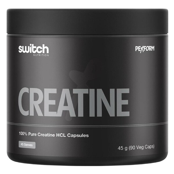 Switch Nutrition Creatine 100% Pure HCL 90 Capsules