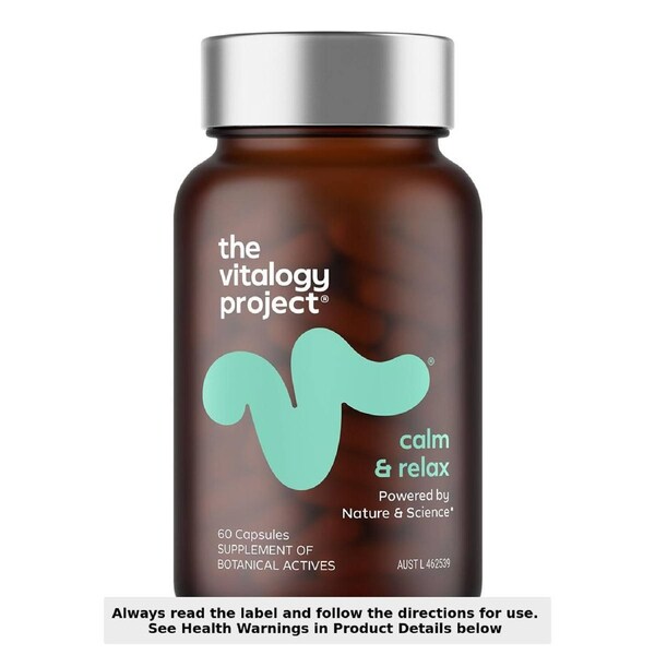 The Vitalogy Project Calm And Relax 60 Capsules