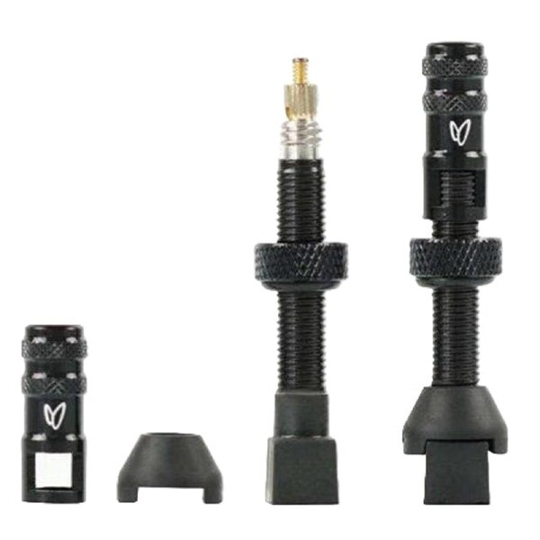 Effetto Caffelatex Tubeless TL Valves 100mm Pair Black