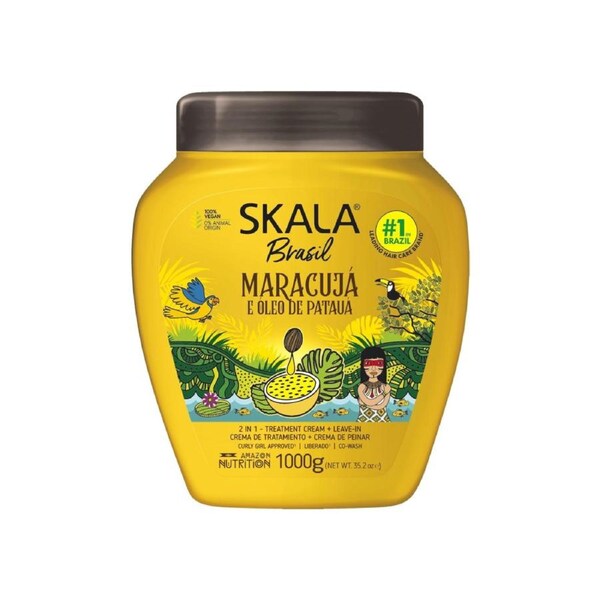 Skala Passionfruit & Olive Oil Maracuja E Oleo De Pataua 2 in 1 Treatment Cream & Leave In 1000g (35.2oz)