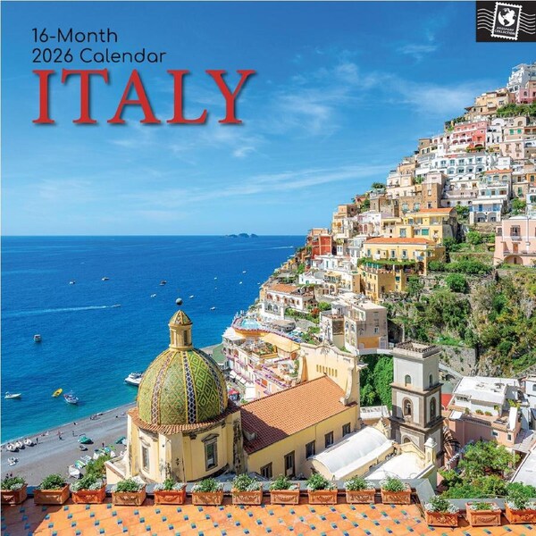 2026 Calendar Italy 16-Month Square Wall, The Gifted Stationery GSC26296