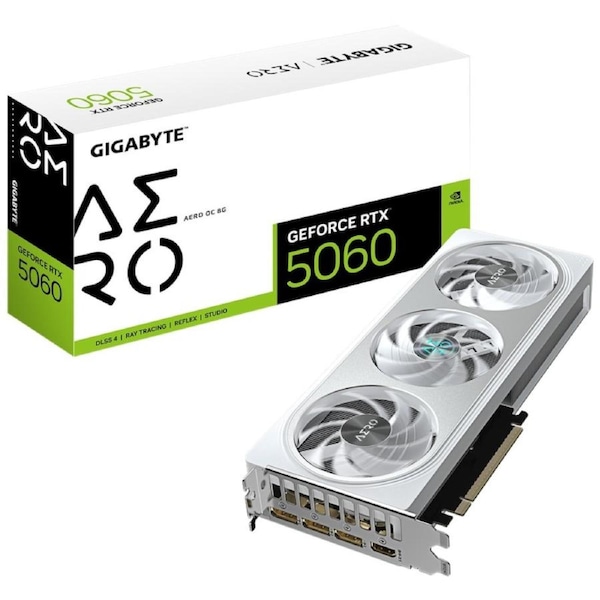 Gigabyte GeForce RTX 5060 AERO OC 8G Graphics Card [GV-N5060AERO OC-8GD]