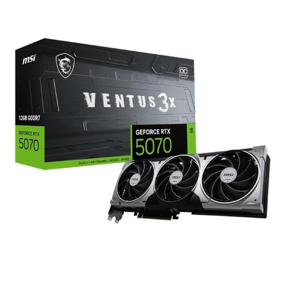 [GeForce RTX 5070 12G VENTUS 3X OC] MSI Graphics Card
